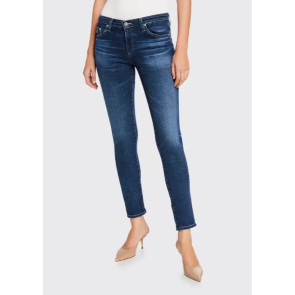 AG Adriano Goldschmied Womens 28R Blue Denim The P